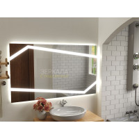 Зеркало для ванной с подсветкой Баколи 110х70 см
