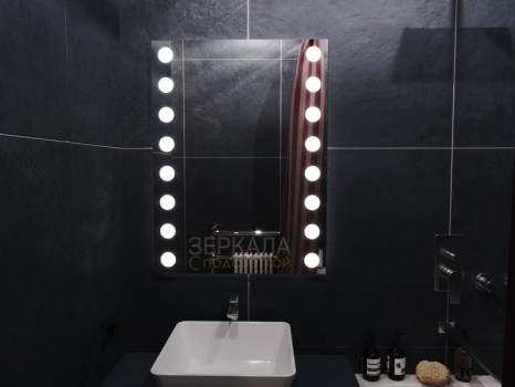 Зеркало для ванной с подсветкой Бьюти 65х85 см