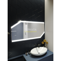 Зеркало для ванной с подсветкой Спейс 120х80 см